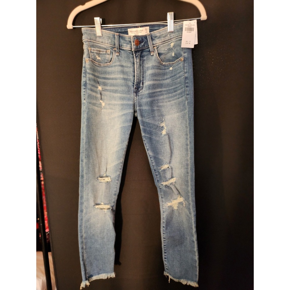 Abercrombie Fitch‎ Sz 2 Super Skinny Ankle Midrise 26 Short